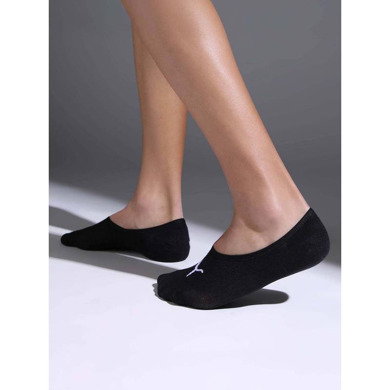 Puma Footie Unisex Black Socks (Pack of 3) (43/46)