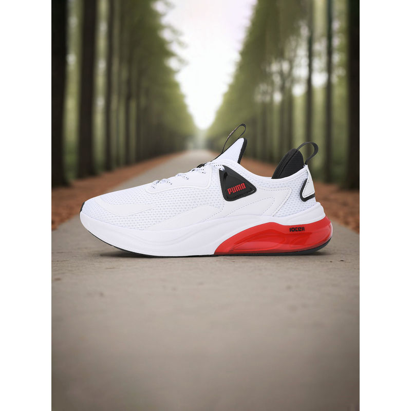 Puma Cell Thrill Unisex White Running Shoes (UK 10)