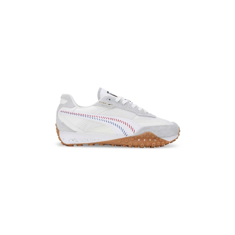 Puma Blktop Riderpremium Athletics Unisex White Sneakers (UK 8)