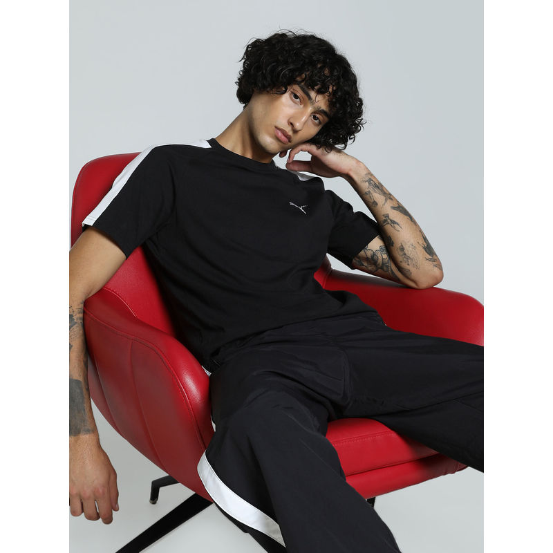 Puma T7 Men Black T-Shirt (S)