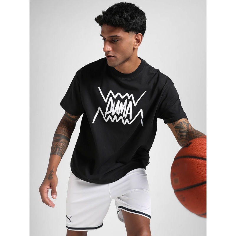 Puma Black Jaws Core Oversized Basketball T-shirt (XS)