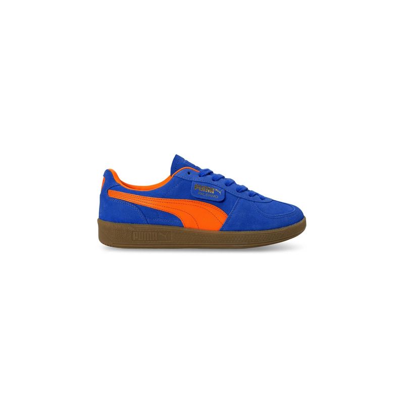 Puma Palermo Unisex Classic Comfort Blue Sneakers (UK 4)