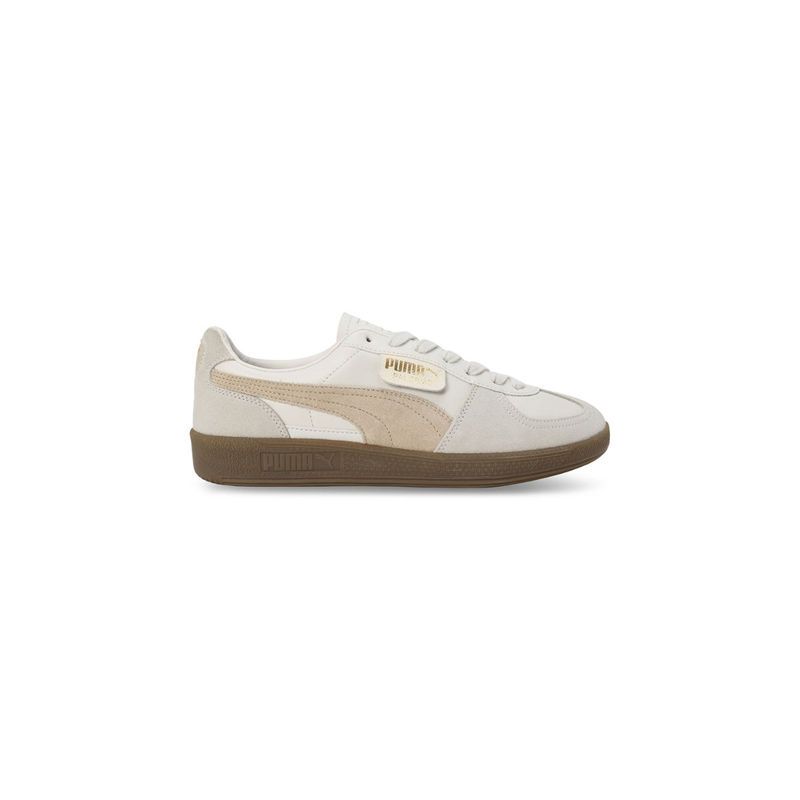 Puma Unisex Palermo Lth Sneakers White & Beige (UK 9)