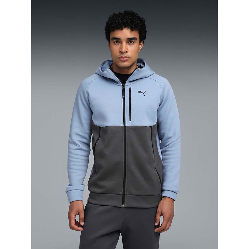Puma Blue Tech Full-Zip Hoodie (M)