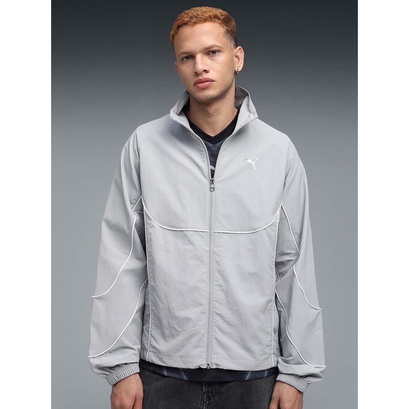 Puma Grey Tech-X Track Jacket (L)