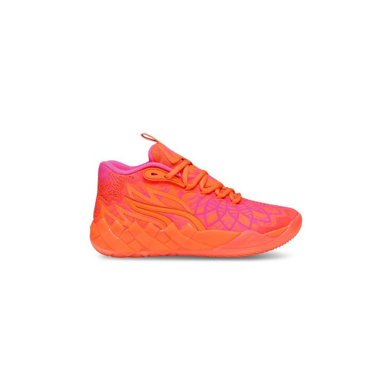 Puma Unisex Orange MB.01234 Mash-Up Lightweight Basketball Shoes (UK 8)