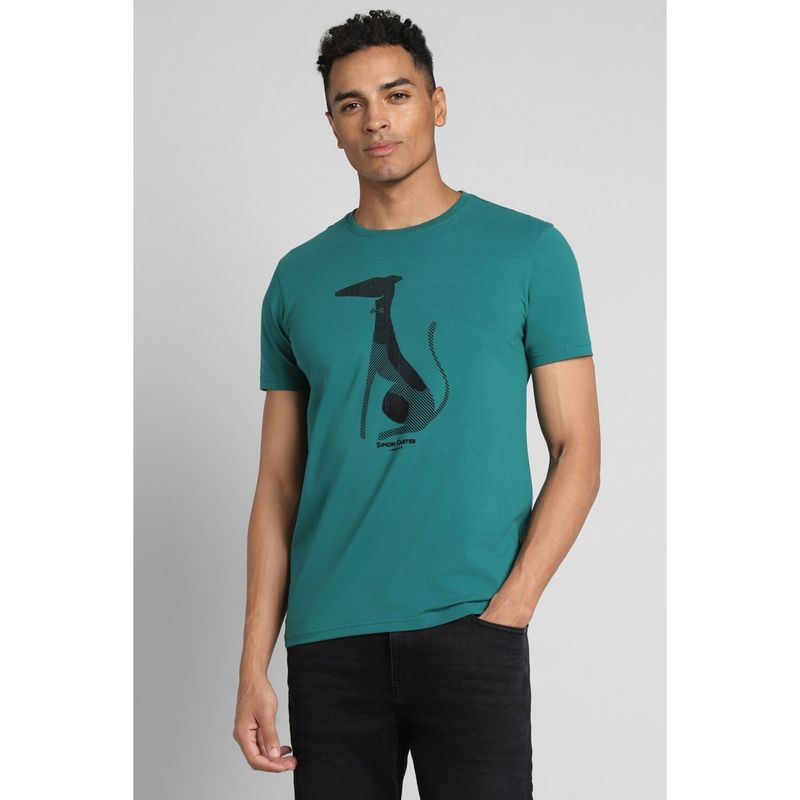 Simon Carter Green T-Shirt for Men (S)