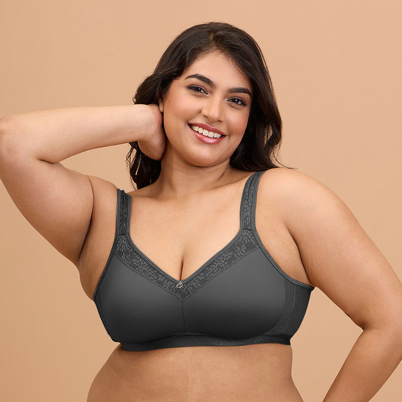 Nykd by Nykaa Wireless Minimiser Bra NYB258 Black (42D)