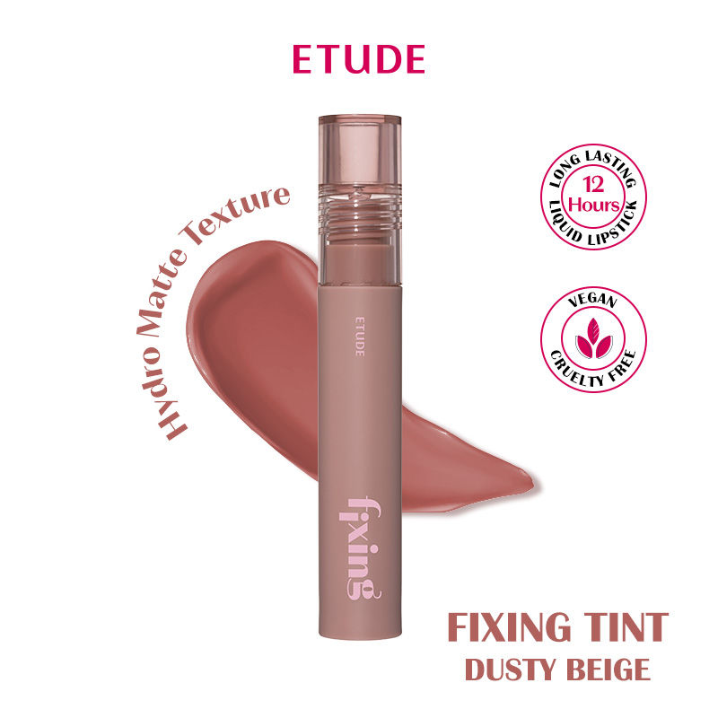 ETUDE Fixing Tint 08 Dusty Beige- Matte Liquid Lipstick