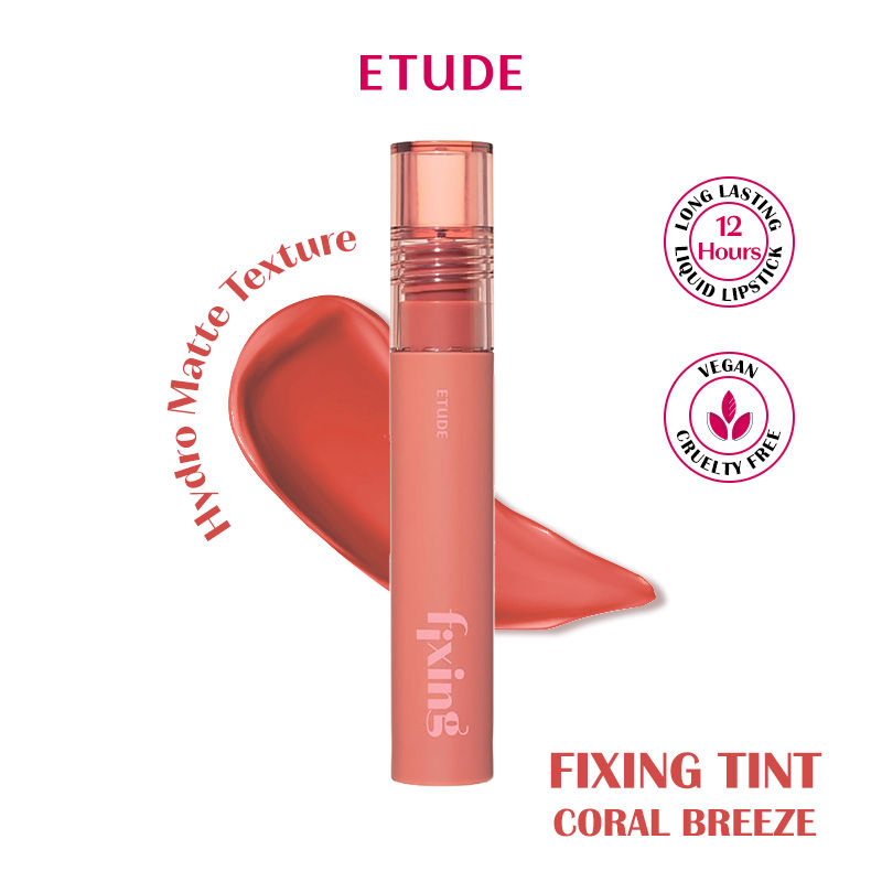 ETUDE Fixing Tint 19 Coral Breeze- Matte Liquid Lipstick