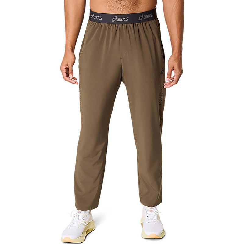 ASICS Brown Solid Regular Fit Trackpant (XS)