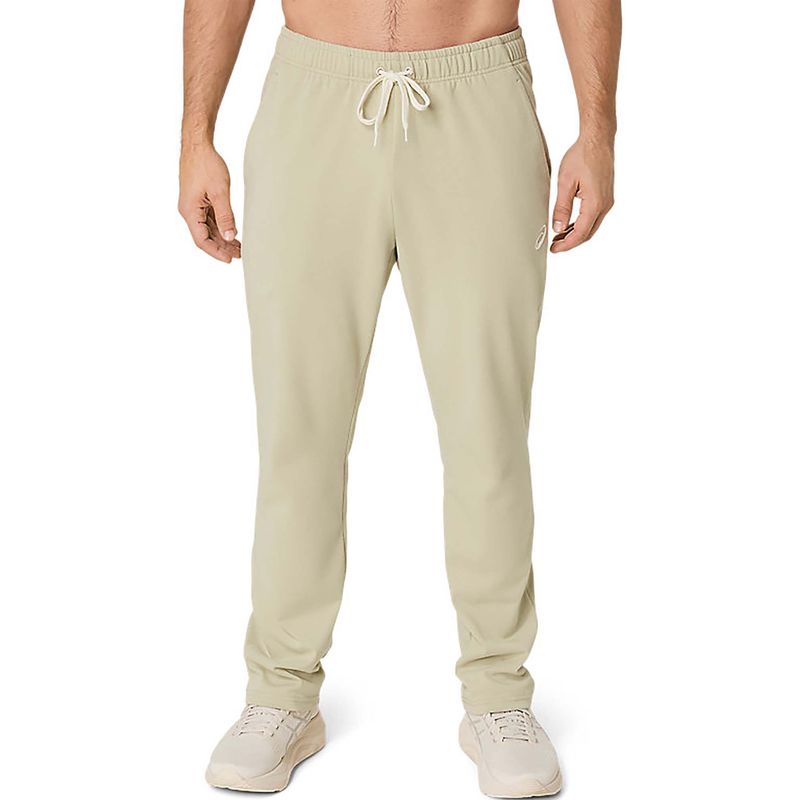 ASICS Khaki Solid Regular Fit Trackpant (S)