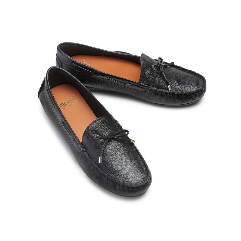 Churchill & Company Comfort Black Loafer (EURO 38)