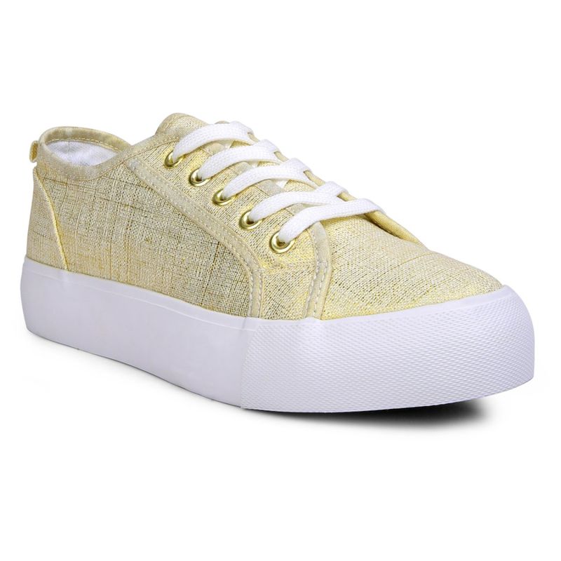 London Rag Solid Yellow Sneakers (EURO 37)