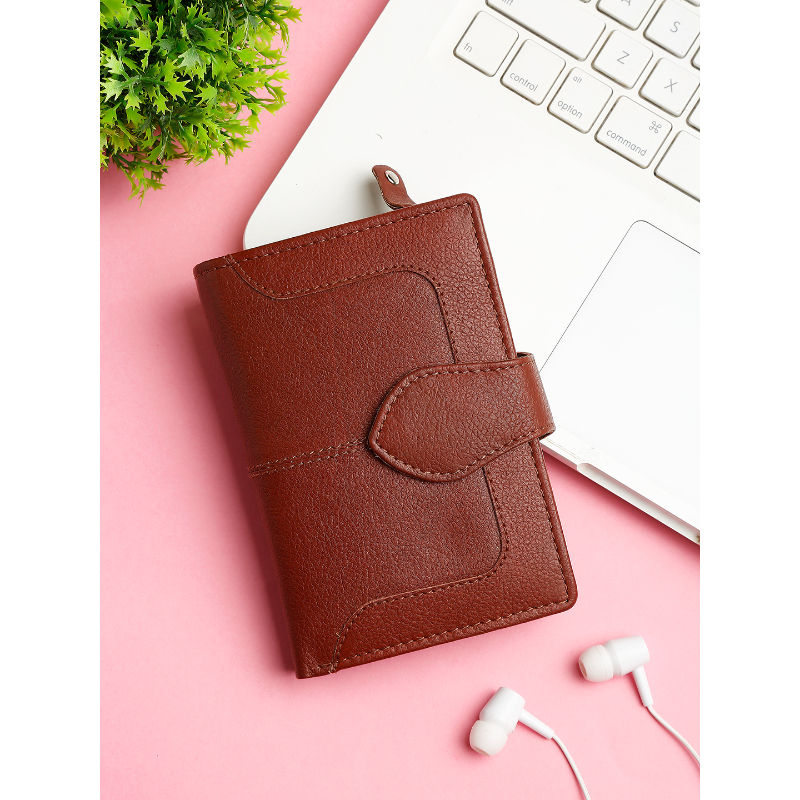 Teakwood Women Red Solid Two Fold Wallet Buy Teakwood Women Red Solid Two Fold Wallet Online at