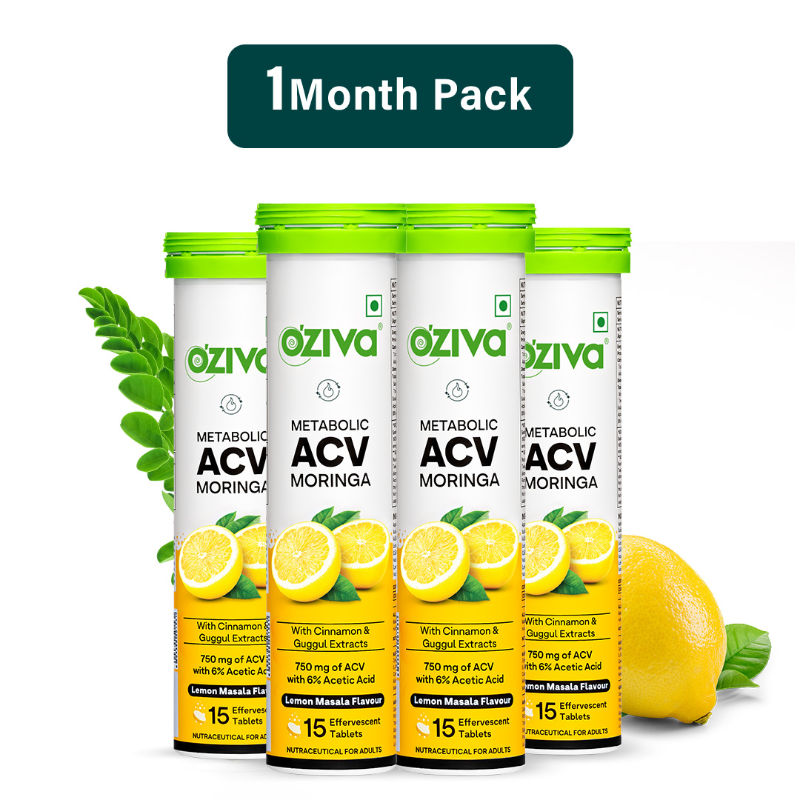 Buy Oziva ACV Moringa To Control Cravings, Apple Cider Vinegar, No ...