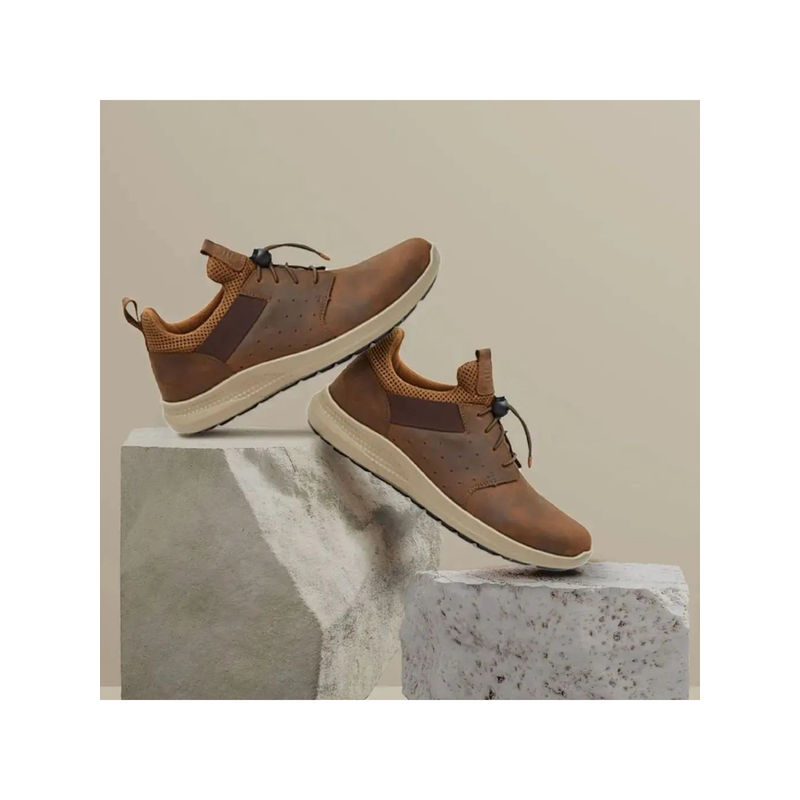 ERGON Kansas EK-05 Men Tan Casual Sneakers (UK 8)