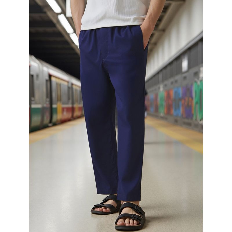 Bewakoof Men's Navy Blue Pyjamas (S)