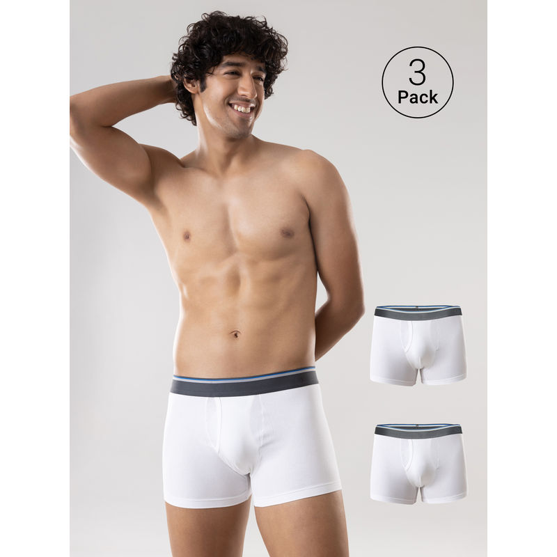 GLOOT Men Trunks Gluctoetr01Po3 White (S)