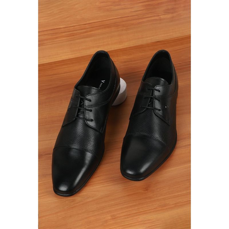 Van Heusen Black Lace Up Formal Derbies (UK 7)