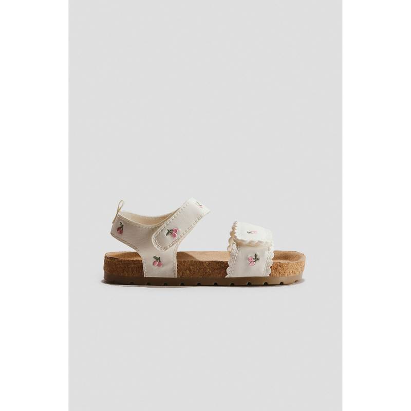 H&M Girls White Sandals (UK 7)