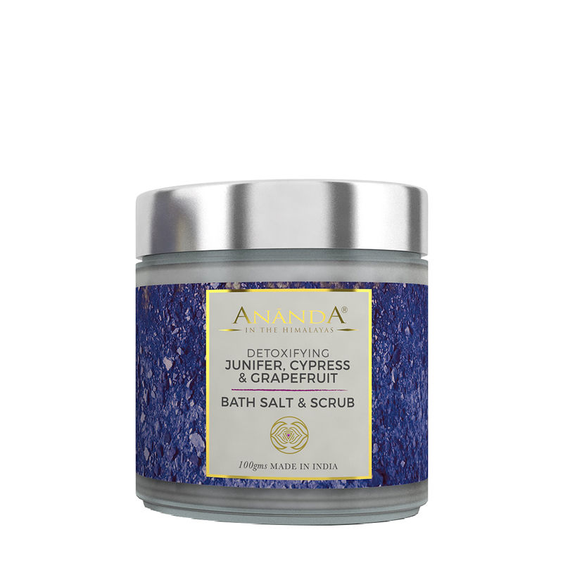 Ananda Detoxifying Body Scrub & Bath Salt - Juniper, Grapefruit, Cypress