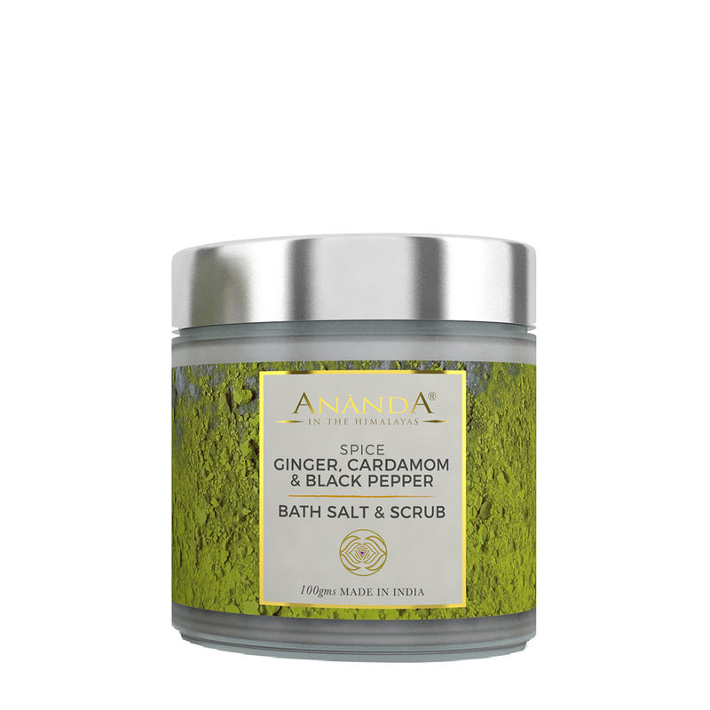 Ananda Spice Body Scrub & Bath Salt - Ginger,Cardamom & Black Pepper