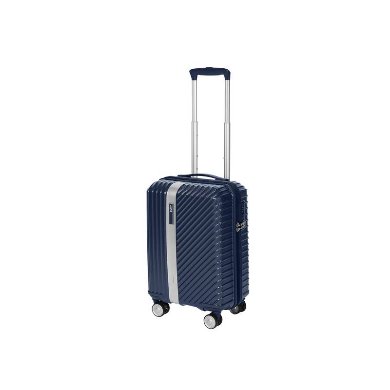 VIP Unisex Barclay Blue Hard Luggage Trolley Bag (S)