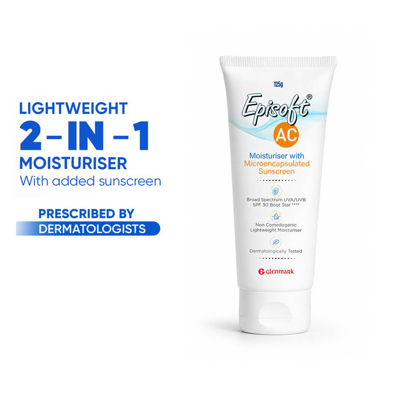 Episoft AC Moisturizer With Microencapsulated Sunscreen SPF 30+