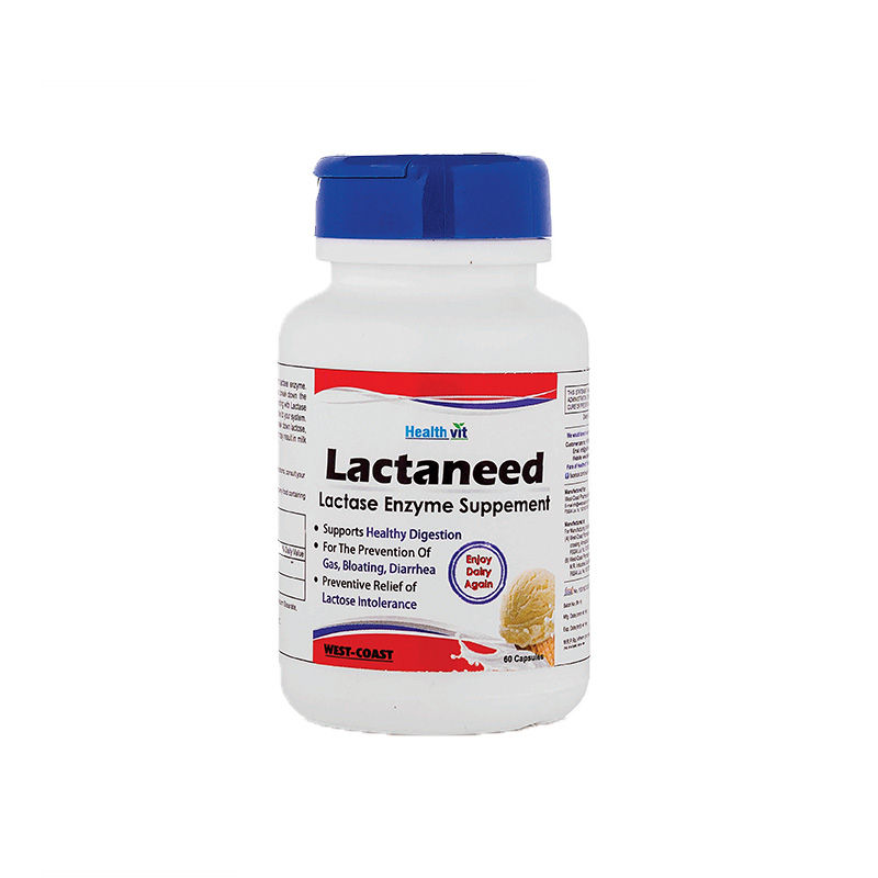 HealthVit Lactaneed Lactase Enzyme Supplement 300mg Capsules For