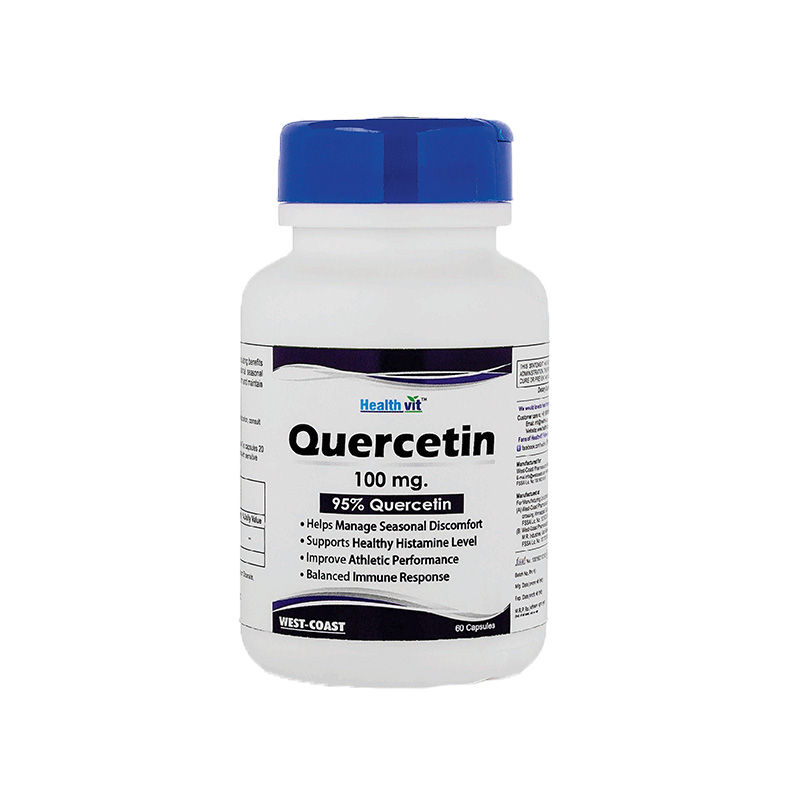 HealthVit Quercetin 100mg Natural Bioflavonoid Capsules
