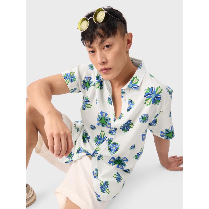 The Souled Store Crystal Prism Summer Shirt (XS)