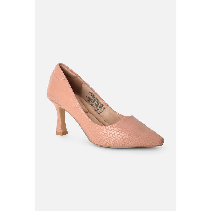 Van Heusen Women Pink Heeled Pumps (UK 6)
