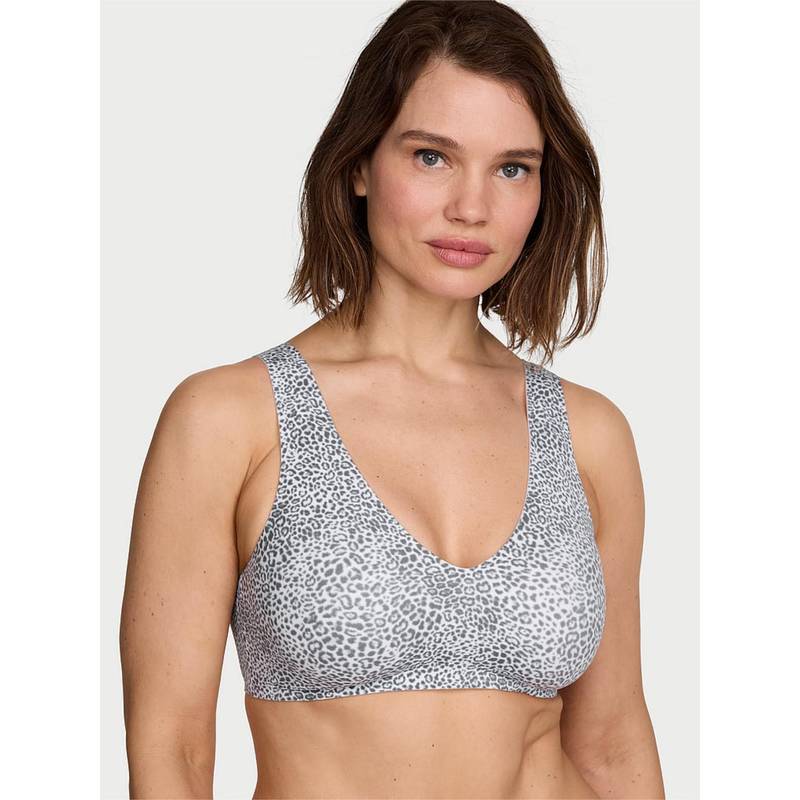 Victoria's Secret Multi-Color Animal Print Wireless Lightly Padded Bra (XS)