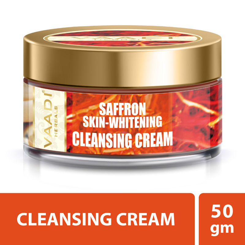 Vaadi Herbals Saffron Skin-Whitening Cleansing Cream