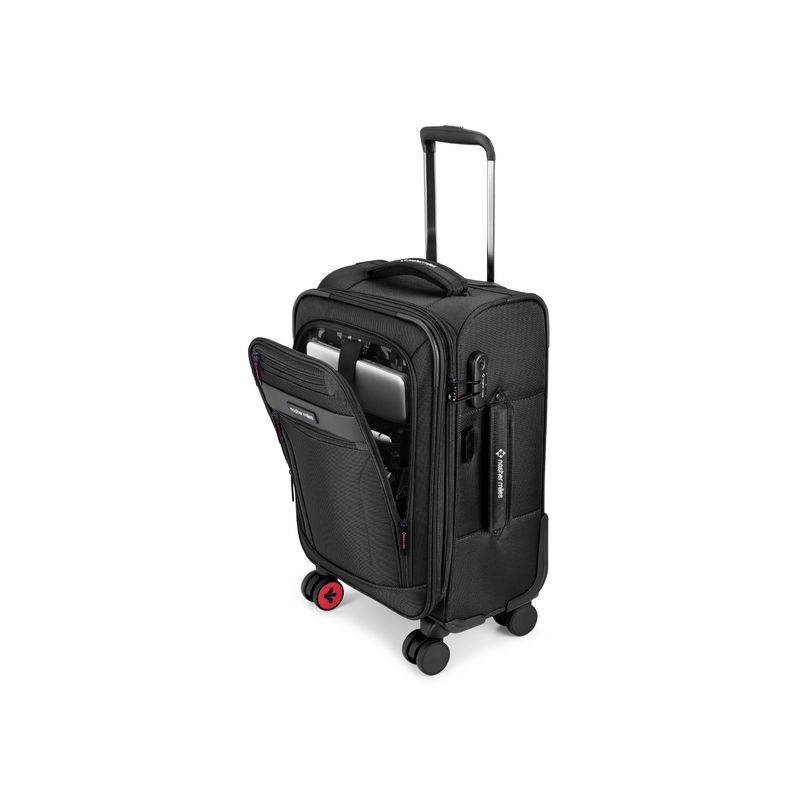 Nasher Miles Berlin Expander Soft-Sided Polyester Cabin Luggage Trolly Bag (M)