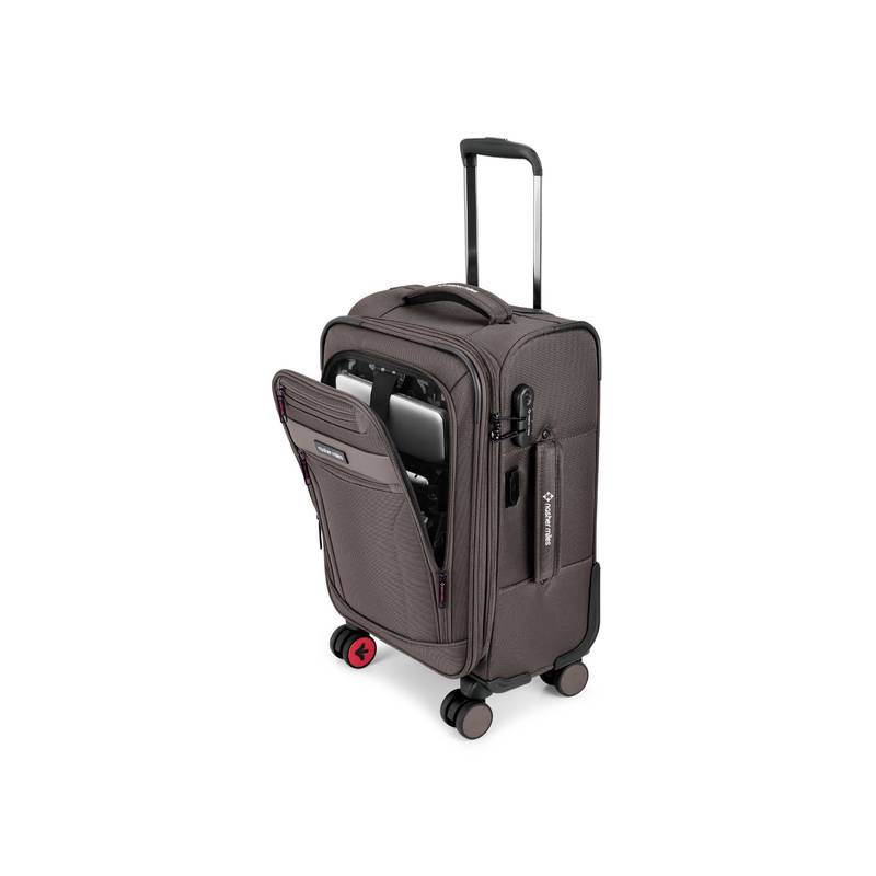 Nasher Miles Berlin Expander Soft-Sided Polyester Cabin Luggage Trolly Bag (L)