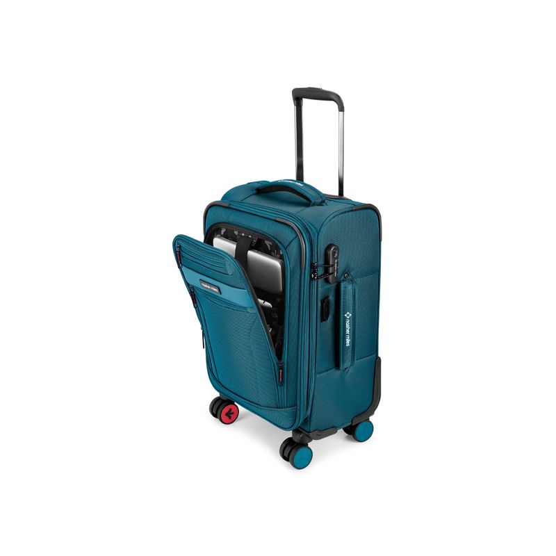 Nasher Miles Berlin Expander Soft-Sided Polyester Cabin Luggage Trolly Bag (M)