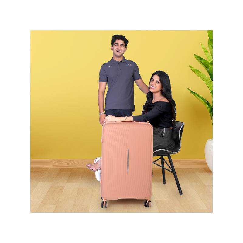 Red Tape 40L Polypropylene Hard Luggage Trolley Bag (S)