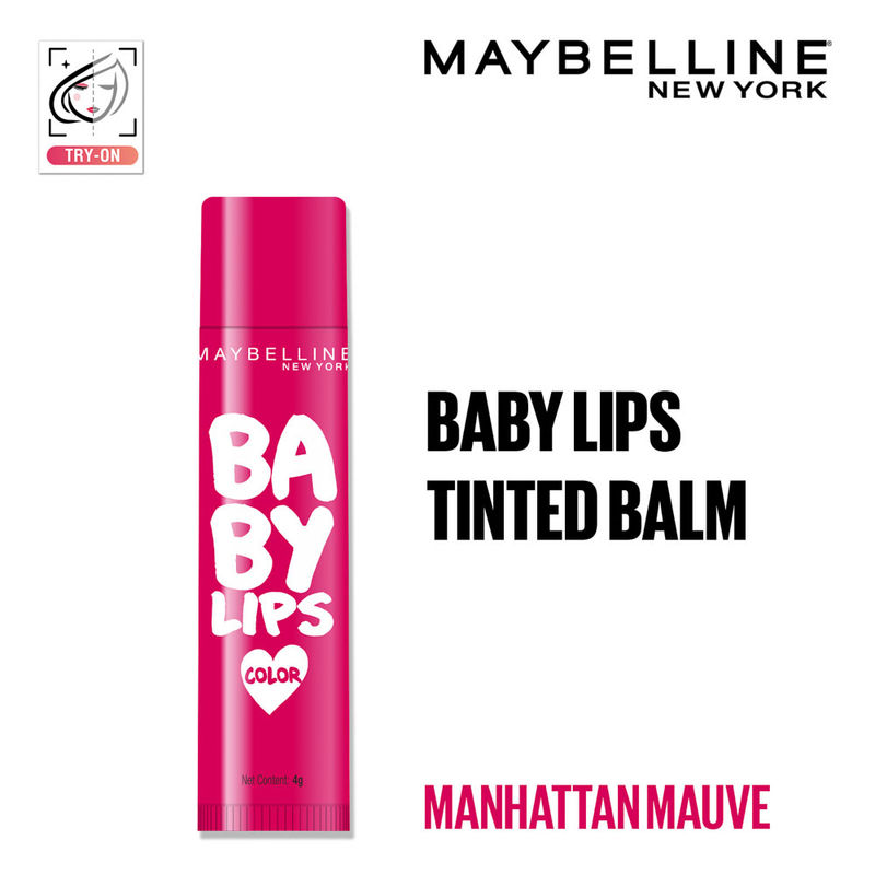 Maybelline New York Baby Lips Loves NYC Lip Balm with SPF 11 Up to 24H Moisture - Mahattan Mauve