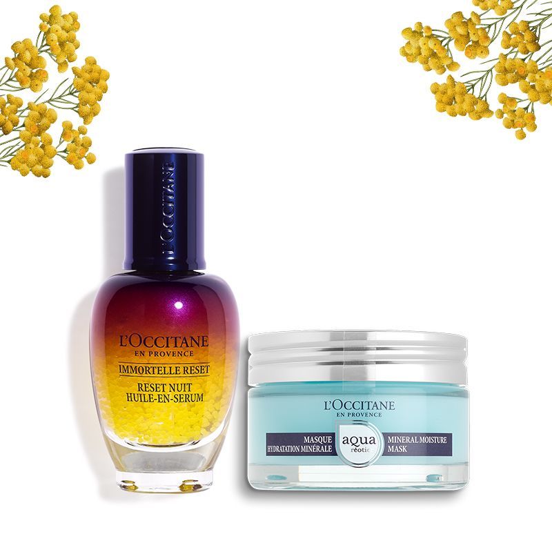 L'Occitane Hydration Boost With AntiAging Face Serum & Hydrating Face