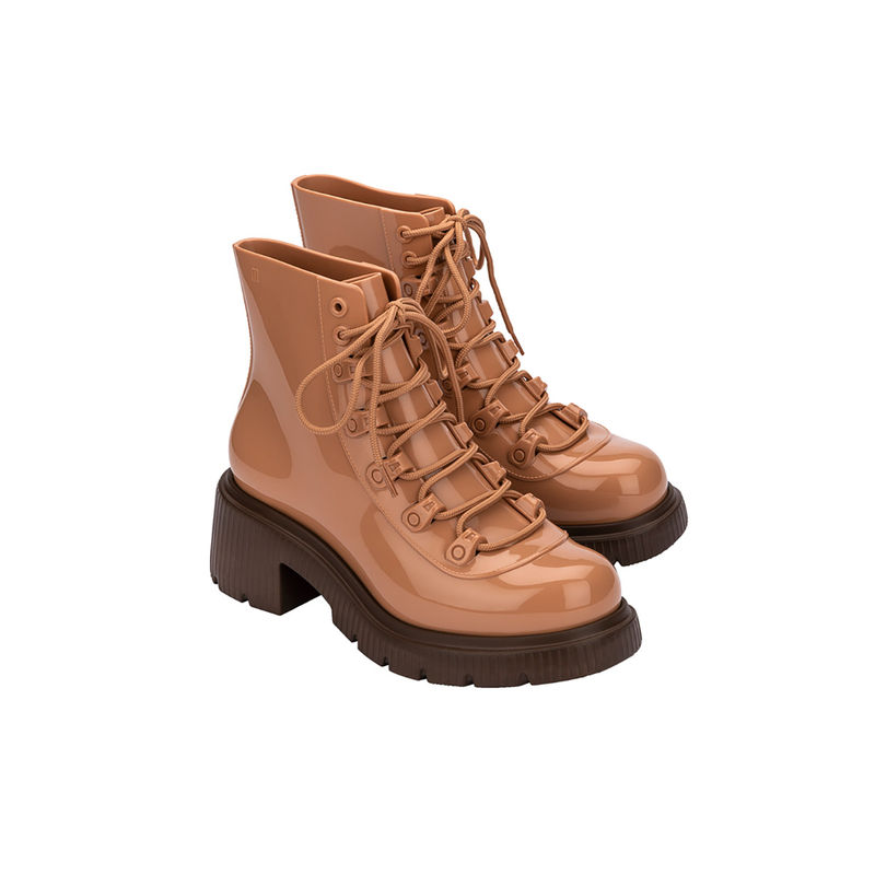 Melissa Coturnix Ad Beige Green Boots (UK 7)