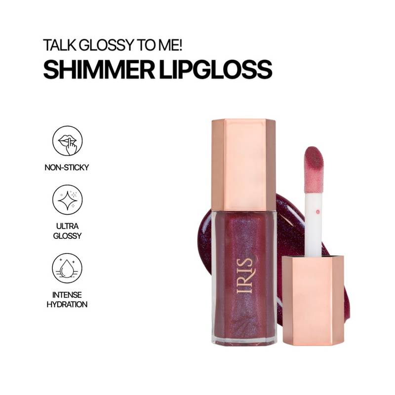 IRIS COSMETICS Talk Glossy To Me! Shimmer Lip Gloss - Not Your Type