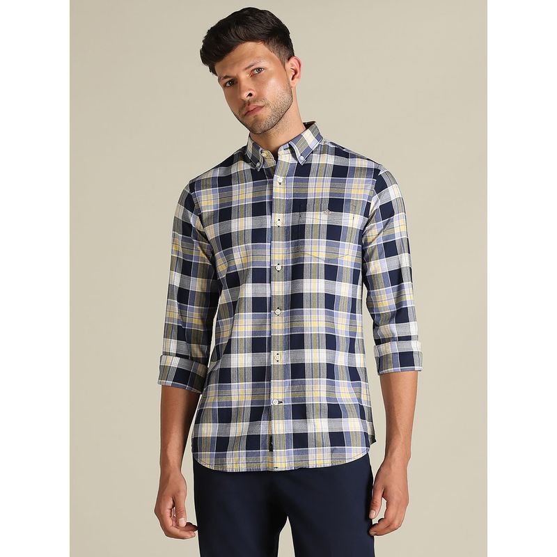 Dockers Checkered Mens Navy/Green Shirt main image 1