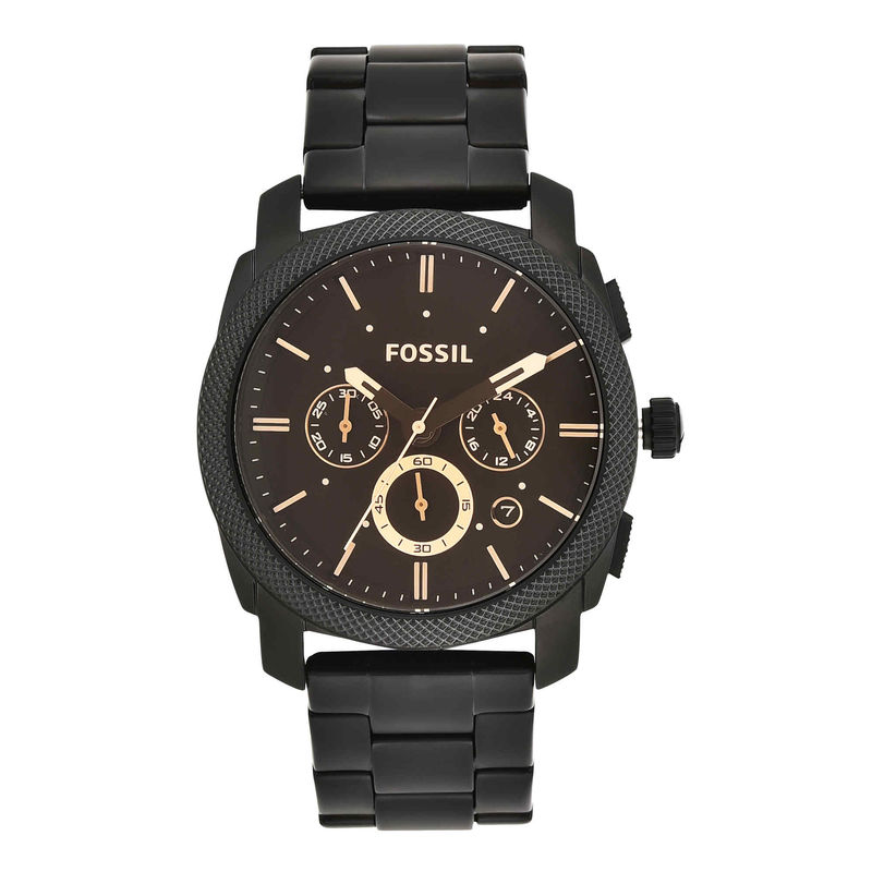 Fossil FS4682 Machine Black Watch For Men