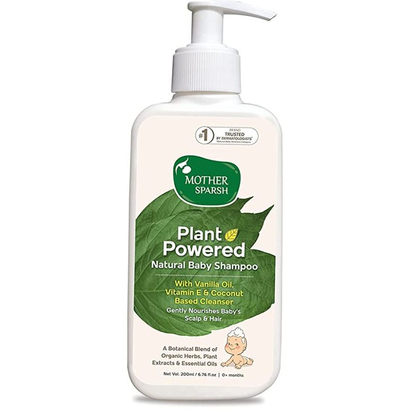 Buy Mother Sparsh Plant Powered Natural Baby Shampoo Tear Free