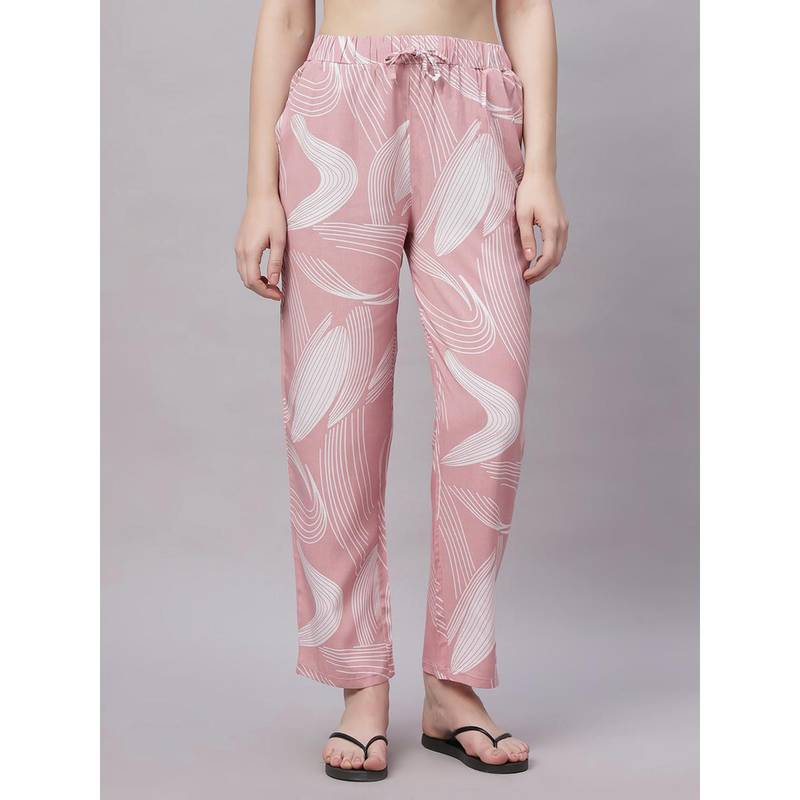 SOIE Supersoft Rayon Printed Pyjamas with Pockets (S)
