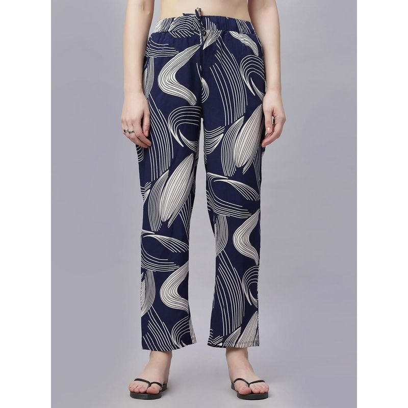 SOIE Supersoft Rayon Printed Pyjamas with Pockets (XL)