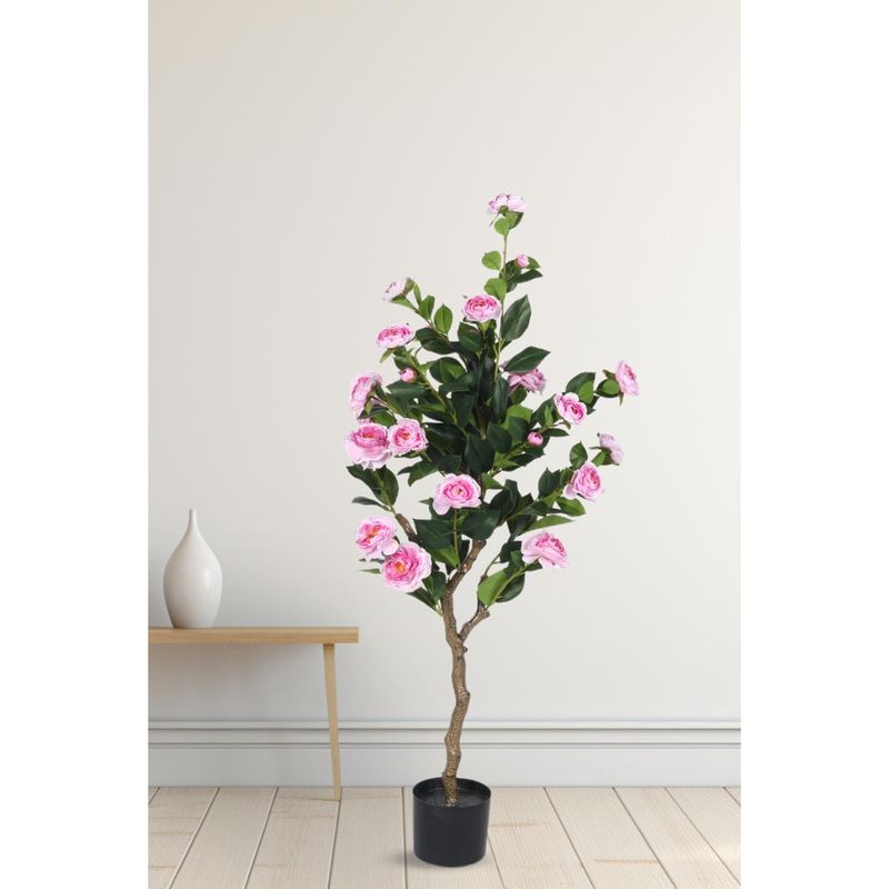 Buy Home Bloom Artificial Mini Camellia Rose Plants Online
