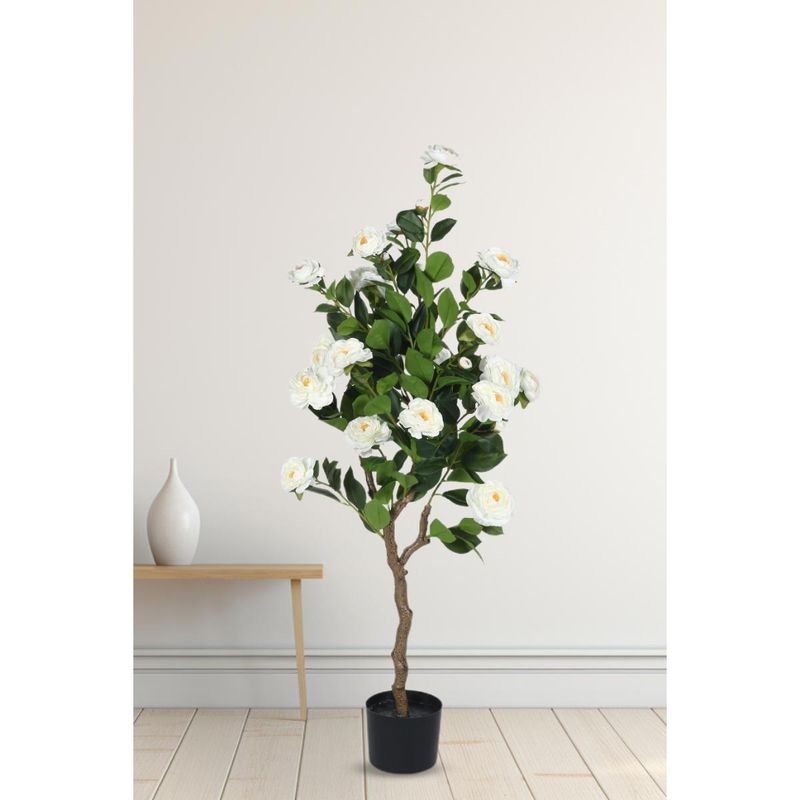 Buy Home Bloom Artificial Mini Camellia Rose Plants Online